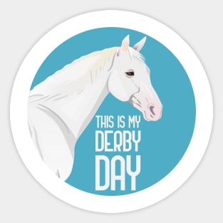 This Is My Derby Day Sticker